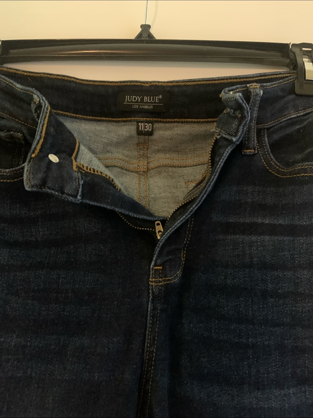 Judy Blue Dark Indigo Skinny Jeans - Picture 2 of 5
